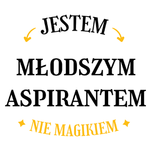 Jestem Młodszym Aspirantem Nie Magikiem - Kubek Biały