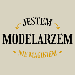 Jestem Modelarzem Nie Magikiem - Torba Na Zakupy Natural