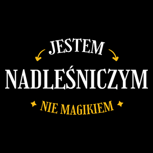 Jestem Nadleśniczym Nie Magikiem - Torba Na Zakupy Czarna