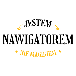 Jestem Nawigatorem Nie Magikiem - Kubek Biały