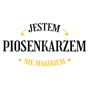 Jestem Piosenkarzem Nie Magikiem - Kubek Biały