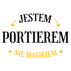 Jestem Portierem Nie Magikiem - Kubek Biały