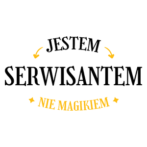 Jestem Serwisantem Nie Magikiem - Kubek Biały