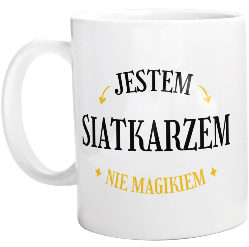 Jestem Siatkarzem Nie Magikiem - Kubek Biały