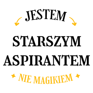 Jestem Starszym Aspirantem Nie Magikiem - Kubek Biały