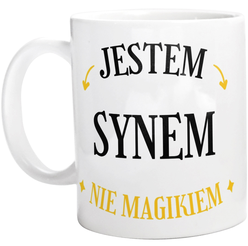 Jestem Synem Nie Magikiem - Kubek Biały