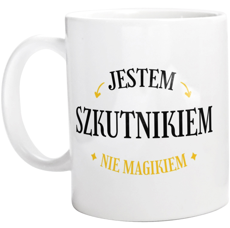 Jestem Szkutnikiem Nie Magikiem - Kubek Biały