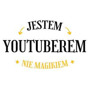 Jestem Youtuberem Nie Magikiem - Kubek Biały