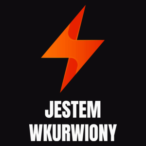 Jestem wkurw*iony - Męska Koszulka Czarna