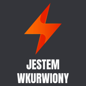 Jestem wkurw*iony - Męska Koszulka Szara