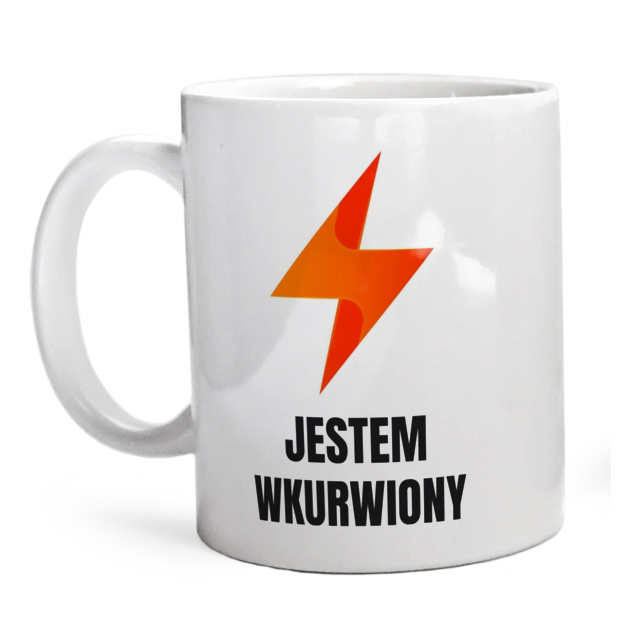 Jestem wkurw*iony - Kubek Biały