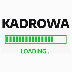 Kadrowa Loading - Poduszka Biała