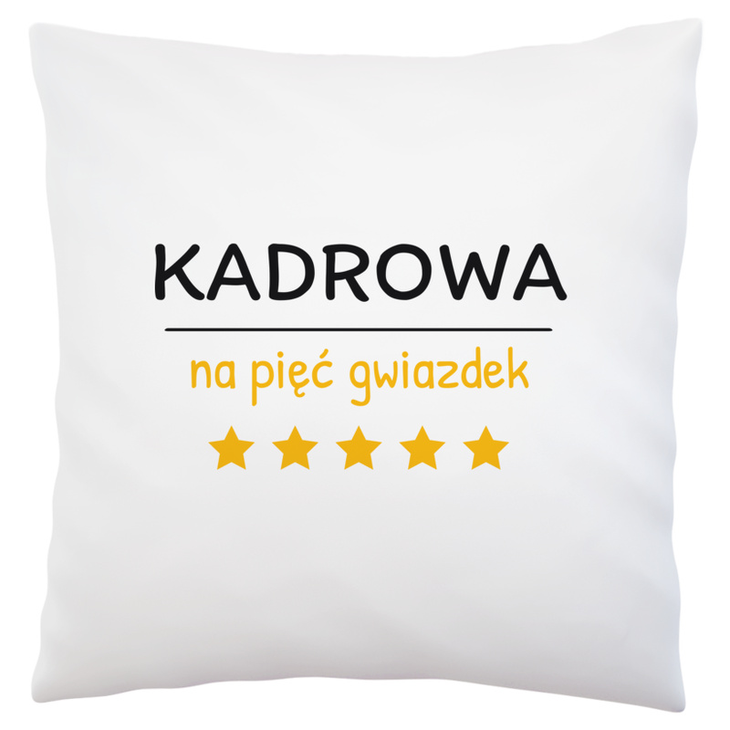 Kadrowa Na 5 Gwiazdek - Poduszka Biała