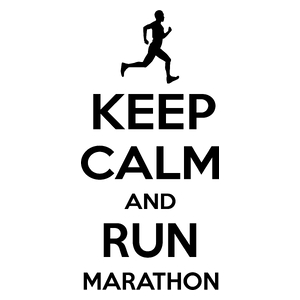 Keep Calm and Run Marathon - Kubek Biały