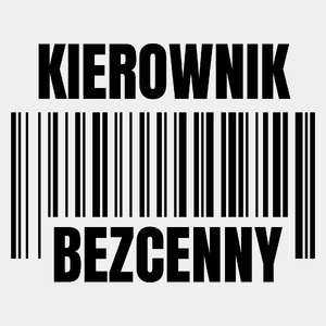 Kierownik Bezcenny - Męska Koszulka Biała