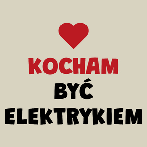 Kocham Być Elektrykiem - Torba Na Zakupy Natural