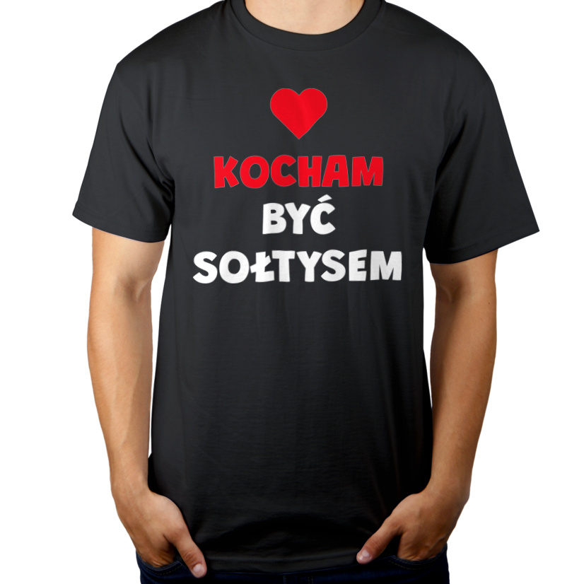 Kocham Być Sołtysem - Męska Koszulka Szara