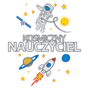 Kosmiczny Nauczyciel - Kubek Biały