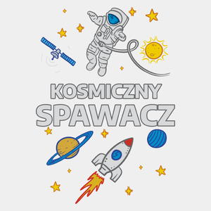 Kosmiczny Spawacz - Męska Koszulka Biała