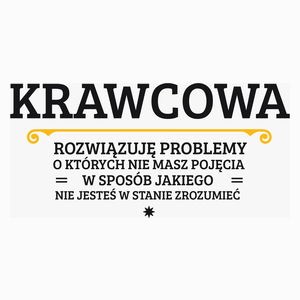 Krawcowa - Rozwiązuje Problemy O Których Nie Masz Pojęcia - Poduszka Biała