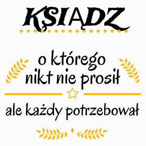 Ksiądz Którego Każdy Potrzebował - Poduszka Biała