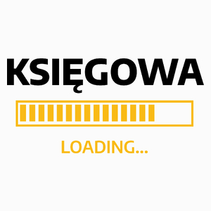 Księgowa Loading - Poduszka Biała