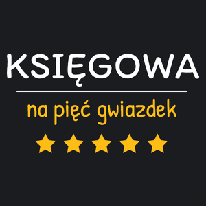 Księgowa Na 5 Gwiazdek - Damska Koszulka Czarna