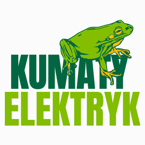 Kumaty Elektryk - Poduszka Biała