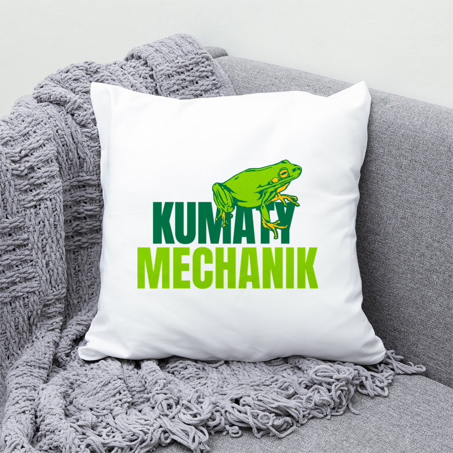 Kumaty Mechanik - Poduszka Biała