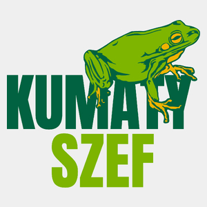 Kumaty Szef - Męska Koszulka Biała