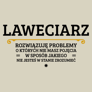 Laweciarz - Rozwiązuje Problemy O Których Nie Masz Pojęcia - Torba Na Zakupy Natural