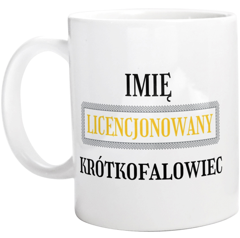 Licencjonowany Krótkofalowiec Licencja - Kubek Biały