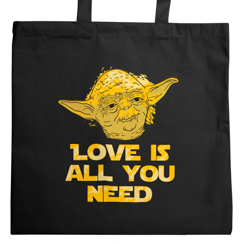 Love is All You Need - Torba Na Zakupy Czarna