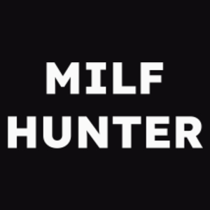 MILF HUNTER  - Męska Bluza Czarna