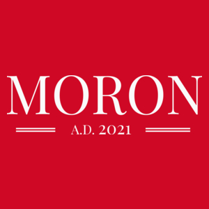 MORON 2021 A.D. - Damska Koszulka Czerwona