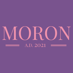MORON 2021 A.D. - Damska Koszulka Fioletowa