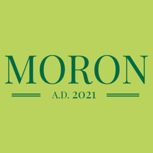 MORON 2021 A.D. - Damska Koszulka Jasno Zielona