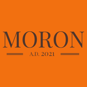 MORON 2021 A.D. - Damska Koszulka Pomarańczowa