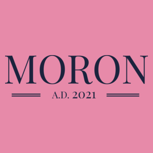 MORON 2021 A.D. - Damska Koszulka Różowa