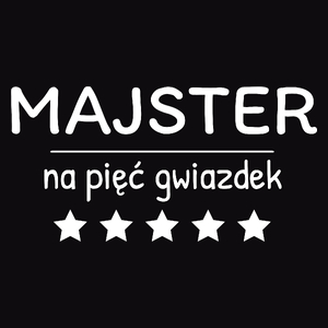 Majster Na 5 Gwiazdek - Męska Bluza Czarna