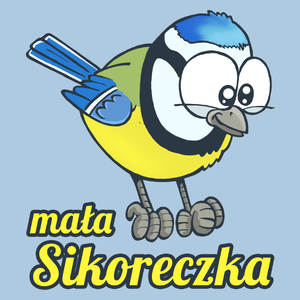 Mała Sikoreczka - Męska Koszulka Błękitna