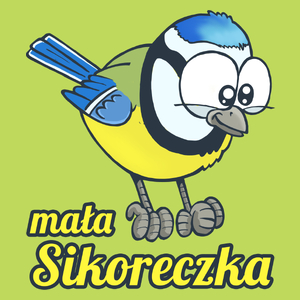 Mała Sikoreczka - Męska Koszulka Jasno Zielona