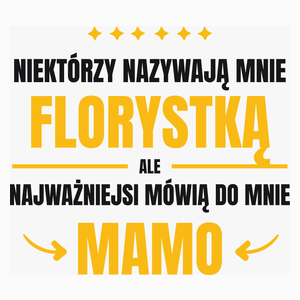 Mama Florystka - Poduszka Biała