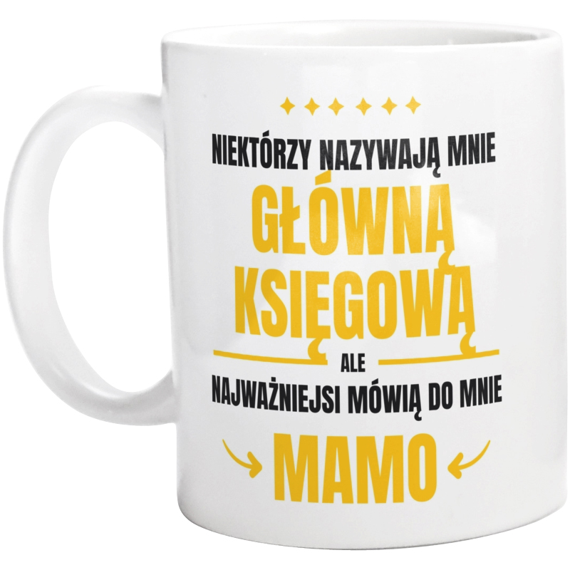 Mama Główna Księgowa - Kubek Biały