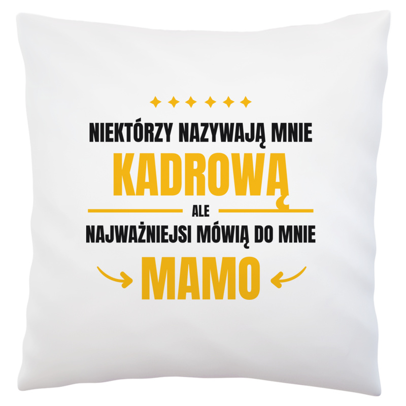 Mama Kadrowa - Poduszka Biała