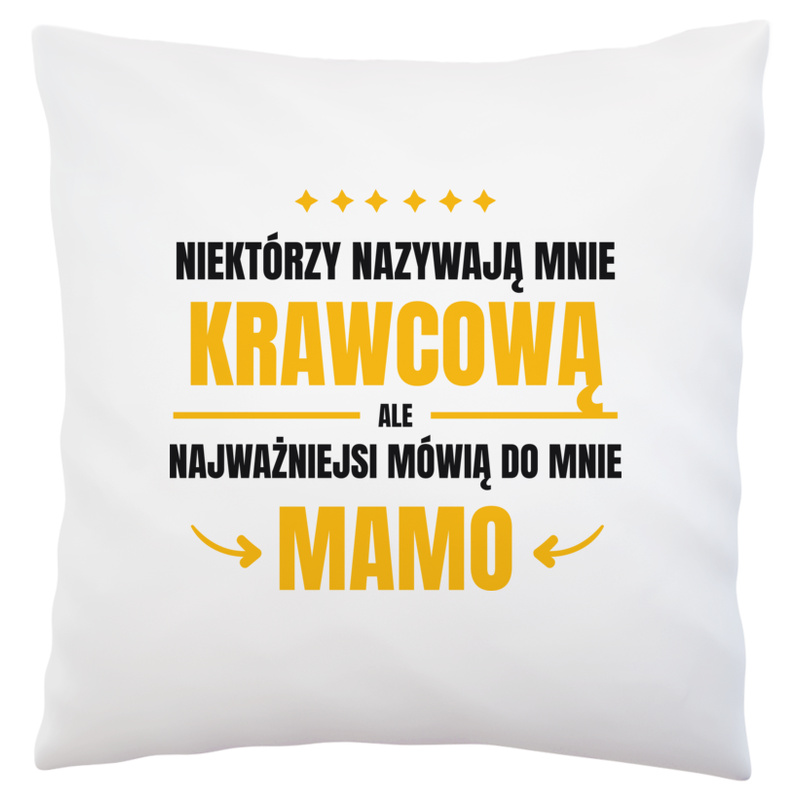 Mama Krawcowa - Poduszka Biała