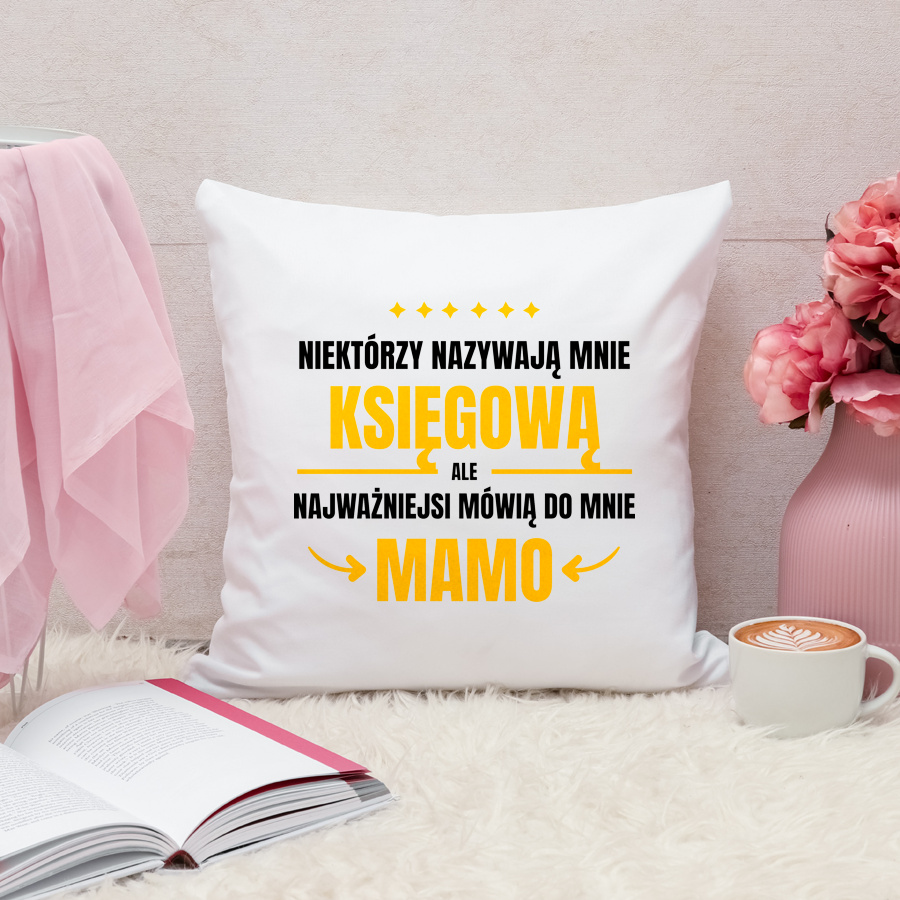 Mama Księgowa - Poduszka Biała