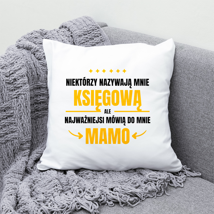 Mama Księgowa - Poduszka Biała