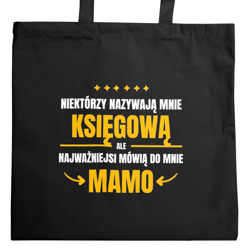 Mama Księgowa - Torba Na Zakupy Czarna