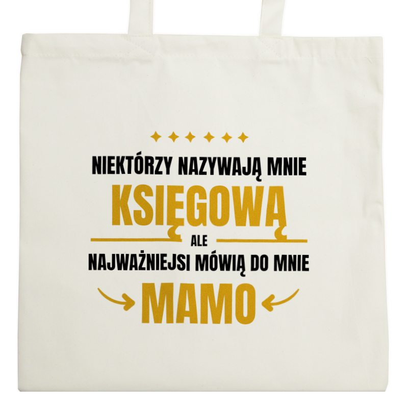 Mama Księgowa - Torba Na Zakupy Natural